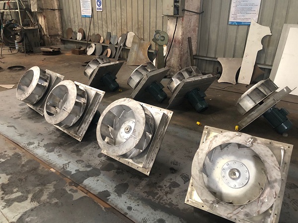 離心通風(fēng)機 風(fēng)機制作現(xiàn)場